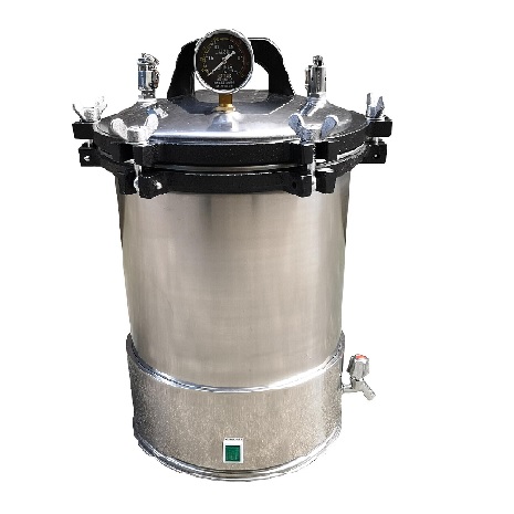 Portable pressure steam sterilizer